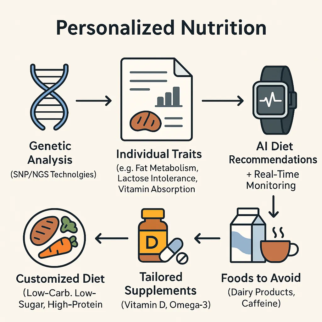 유전자 맞춤형 식단, 당신에게 꼭 맞는 음식 시대가 온다
