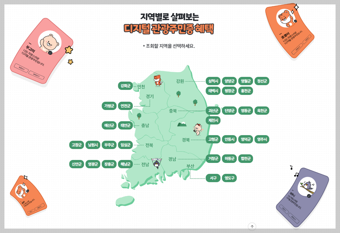 디지털 관광 주민증