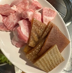항정살-껍데기