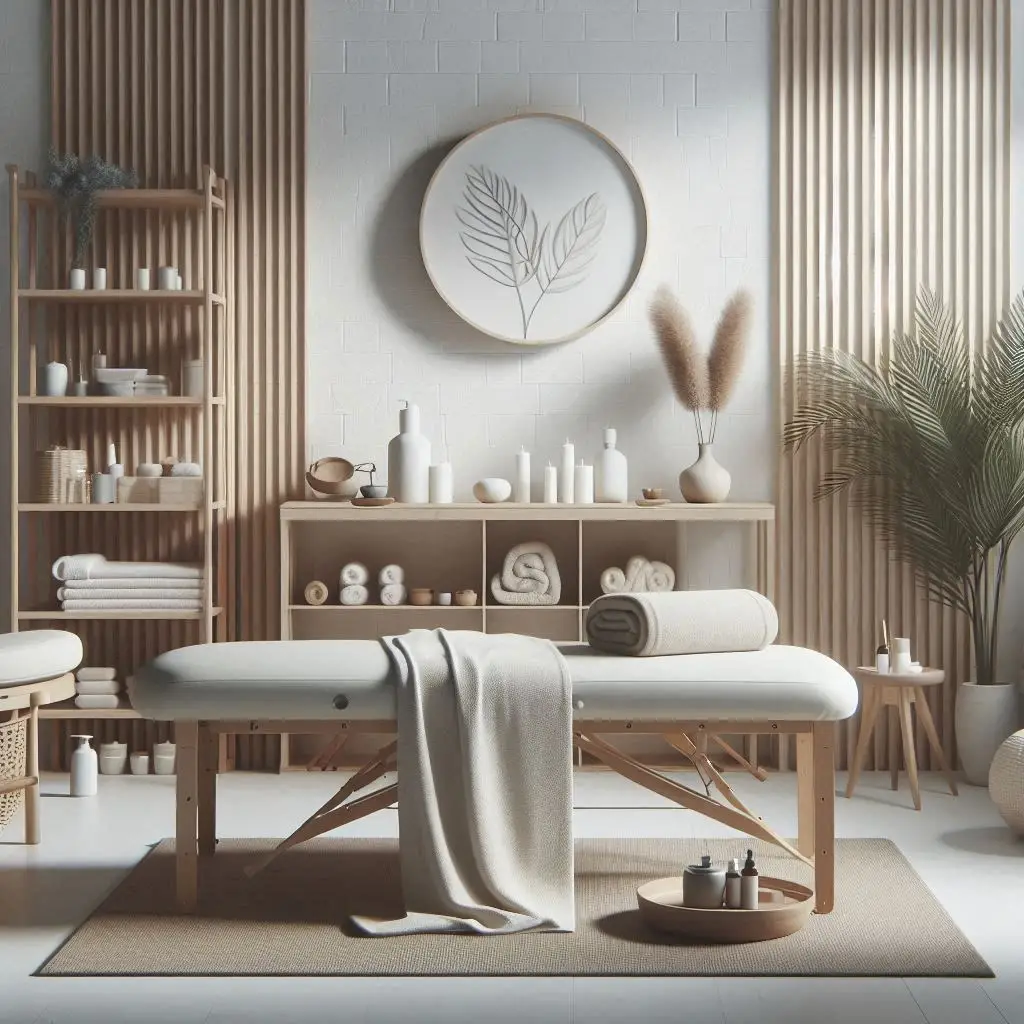 피부,체형관리 샵 배경