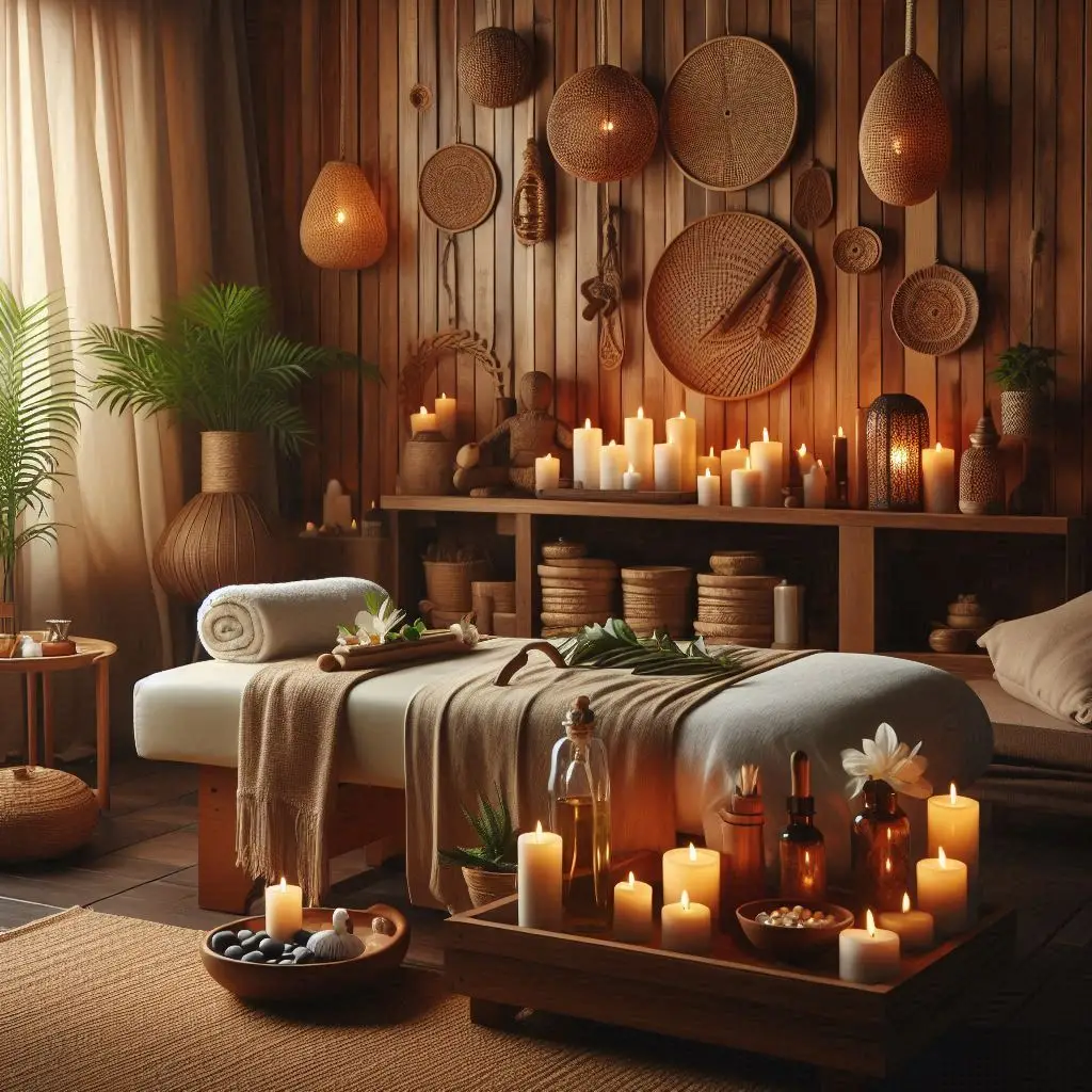 피부,체형관리 샵 배경