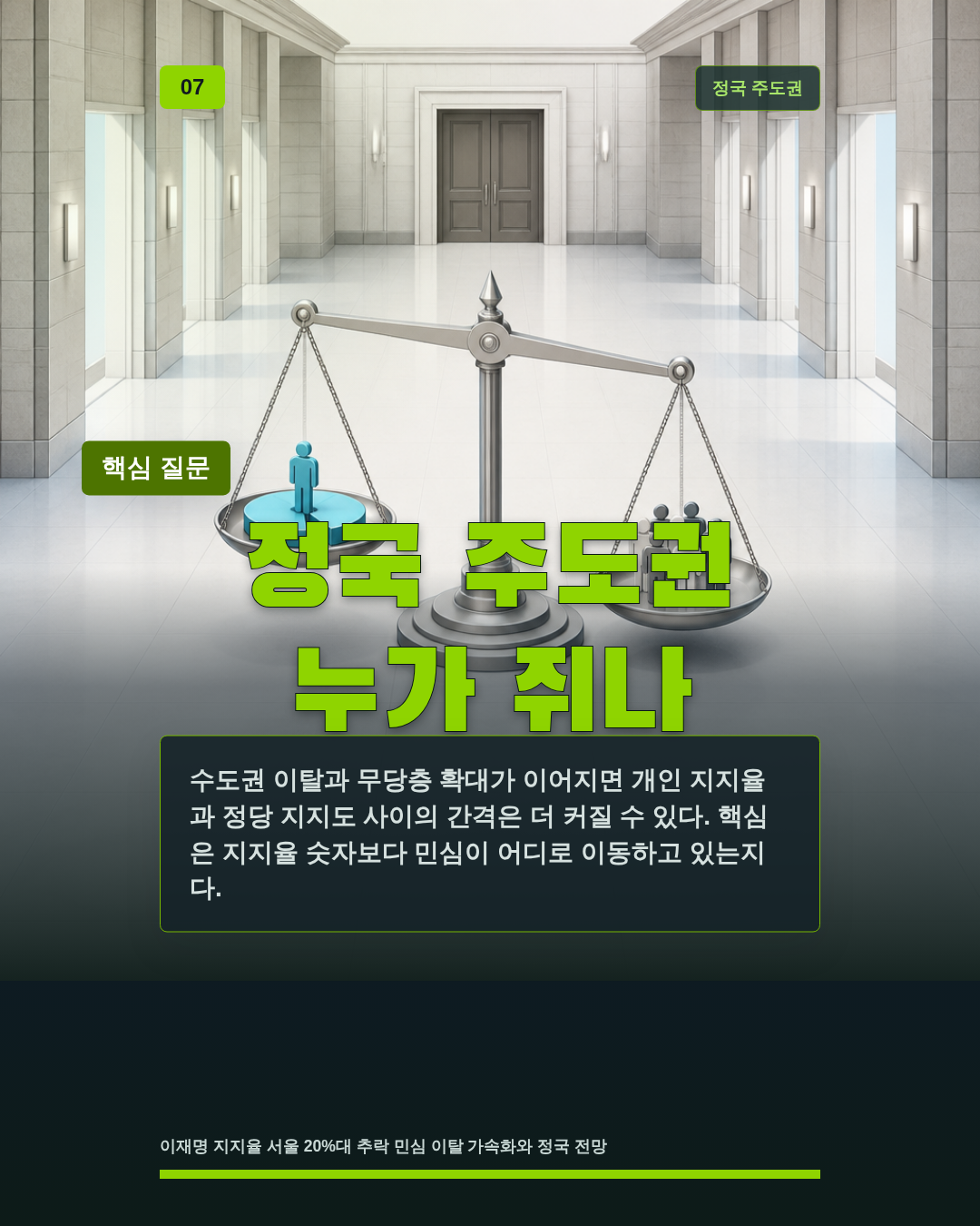 정국 주도권 누가 쥐나