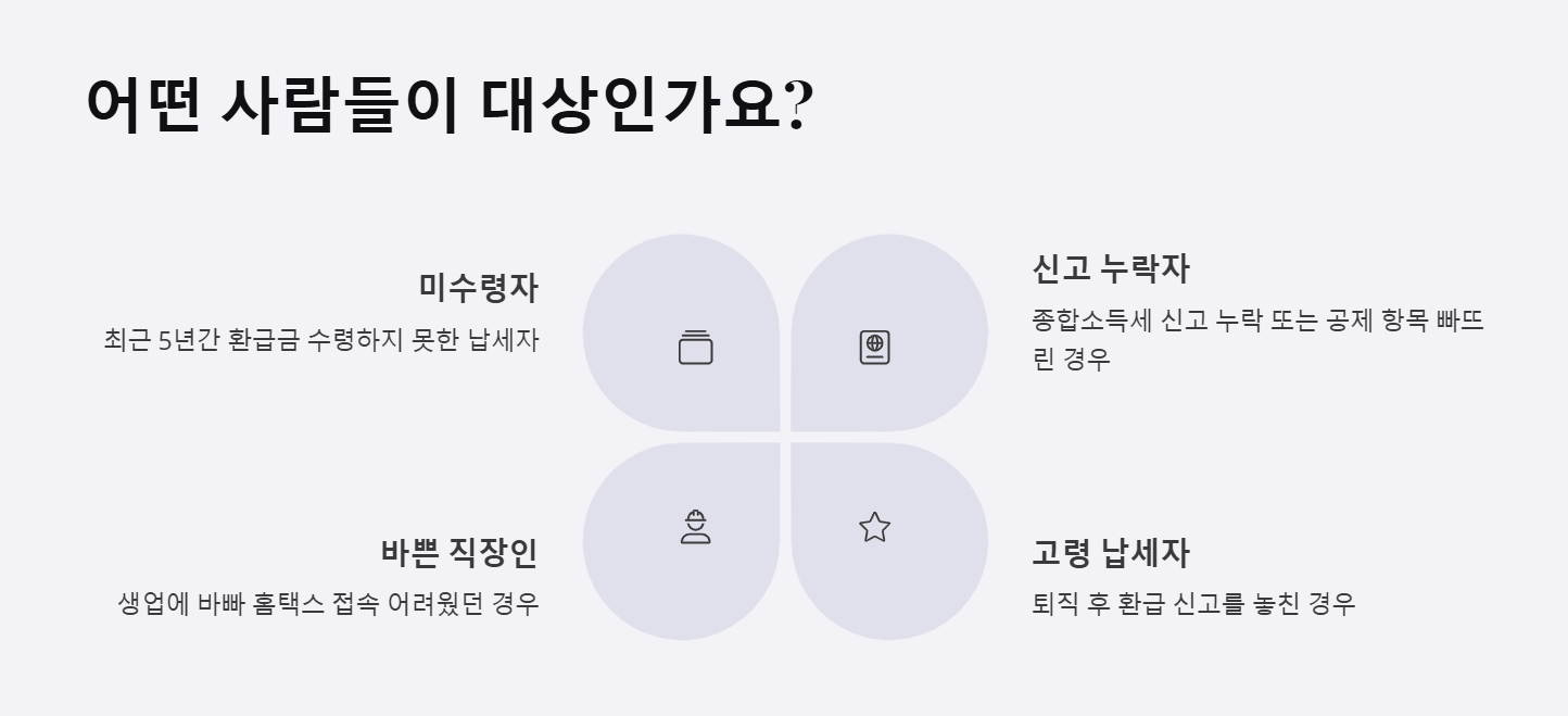 국세청 원클릭 환급 서비스