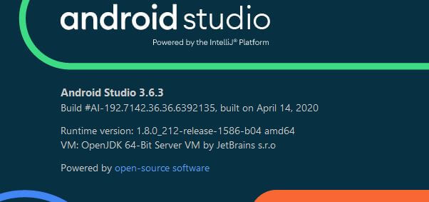 안드로이드 스튜디오 버전 확인