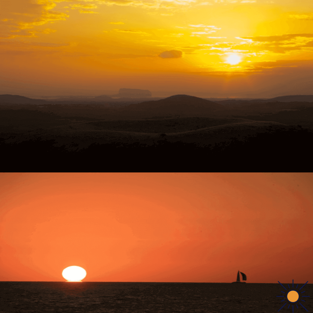 해가 떠오르는 사진