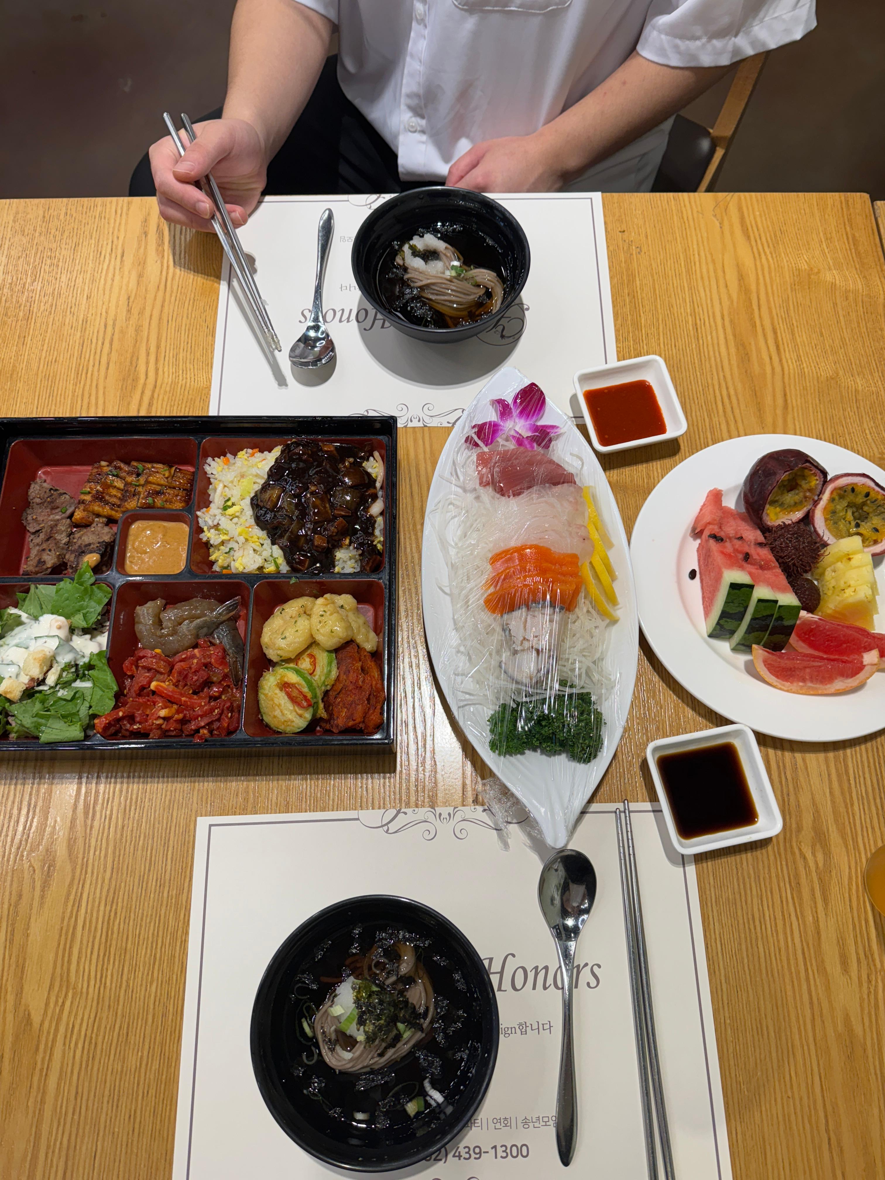 돌잔치 행사 후 도시락 사진