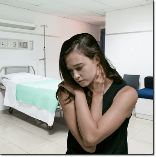 기쿠피병 증세가 심한 여성