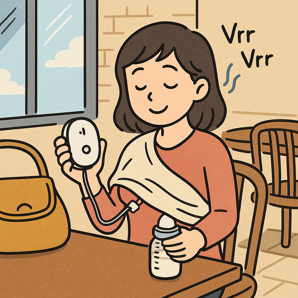 엄마 혼자 외출할 때 쓴 ‘휴대용 유축기’ 가방에 넣고 써본 실전 후기