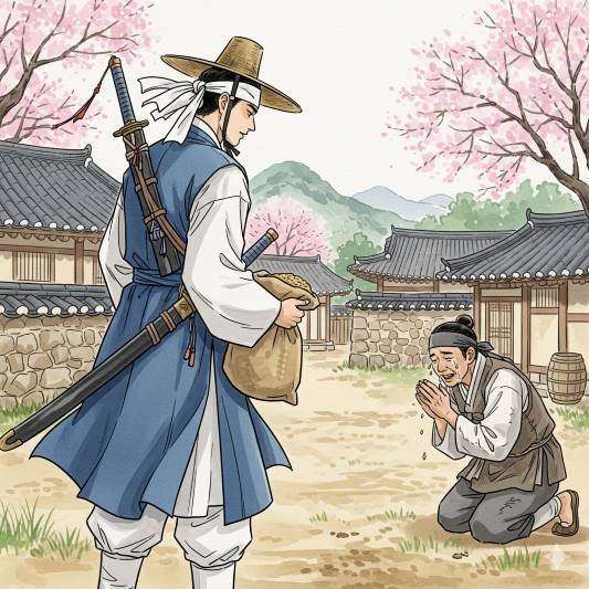 곡식을-나누어주는-홍길동