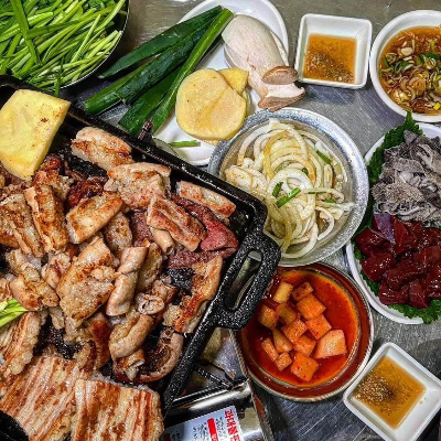 곱창모듬 한상
