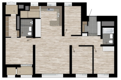 84㎡ A타입 평면도