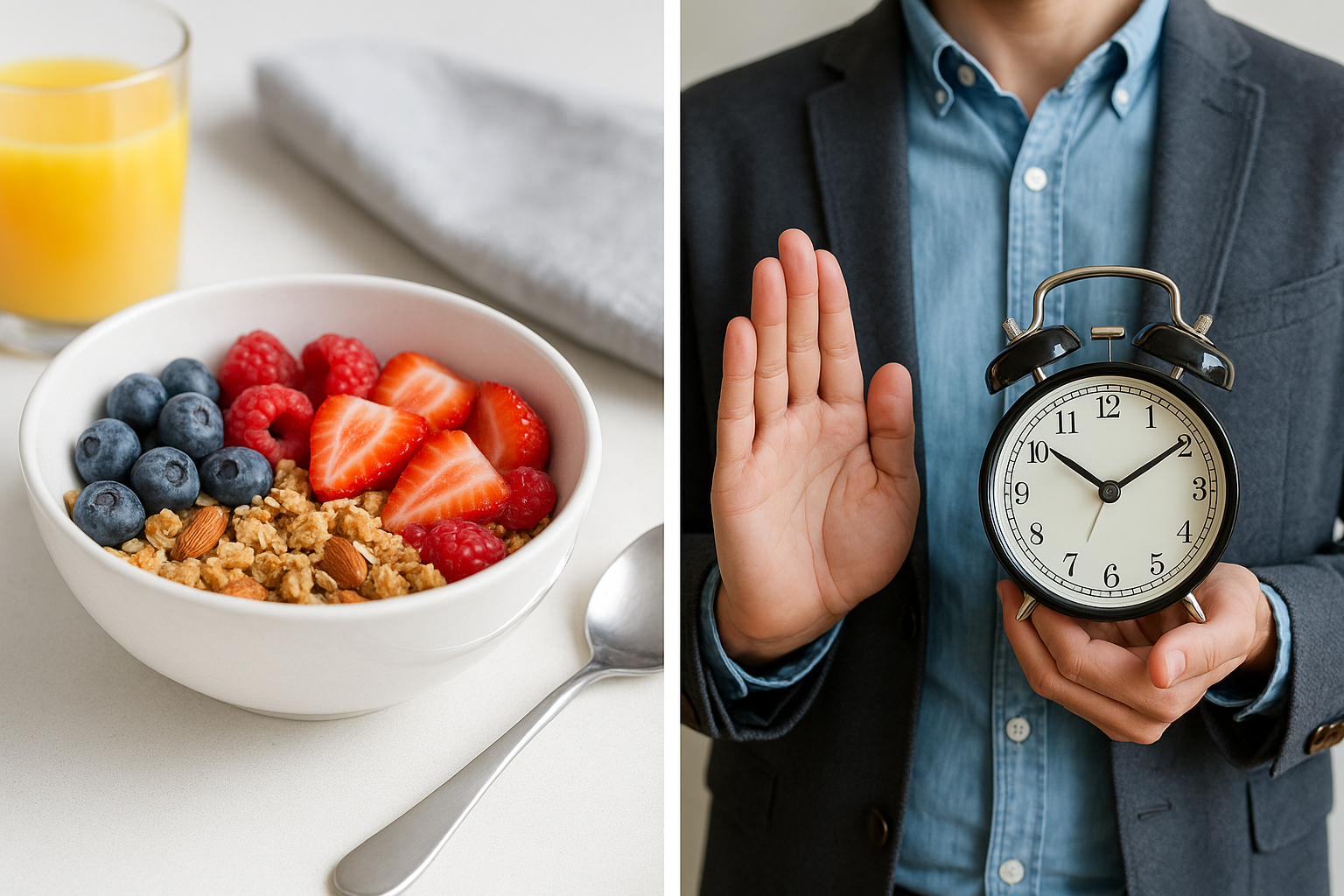 아침 단식 효과