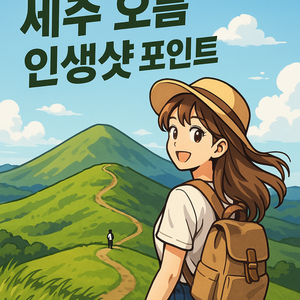 제주 오름 샷