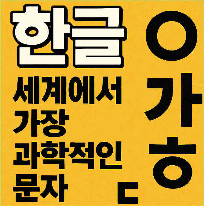 한글과 비주얼 아트의 결합 – 현대 디자인으로 재해석