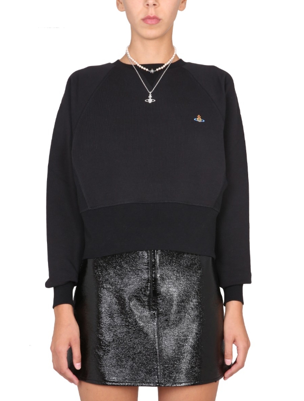 비비안웨스트우드 크롭 여자맨투맨 VIVIENNE WESTWOOD