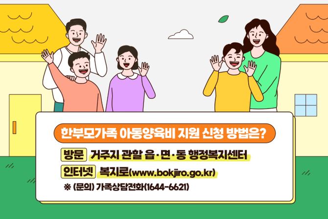 2025년 한부모가족 양육비 지원 신청 방법 및 대상 총정리
