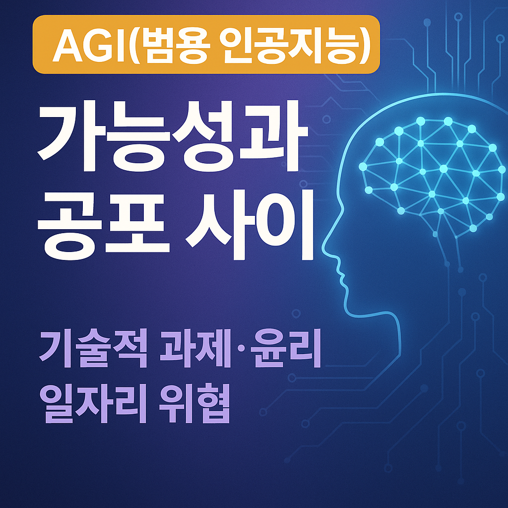 AGI, 가능성과 공포 사이 – 범용 인공지능이 바꾸는 미래의 조건