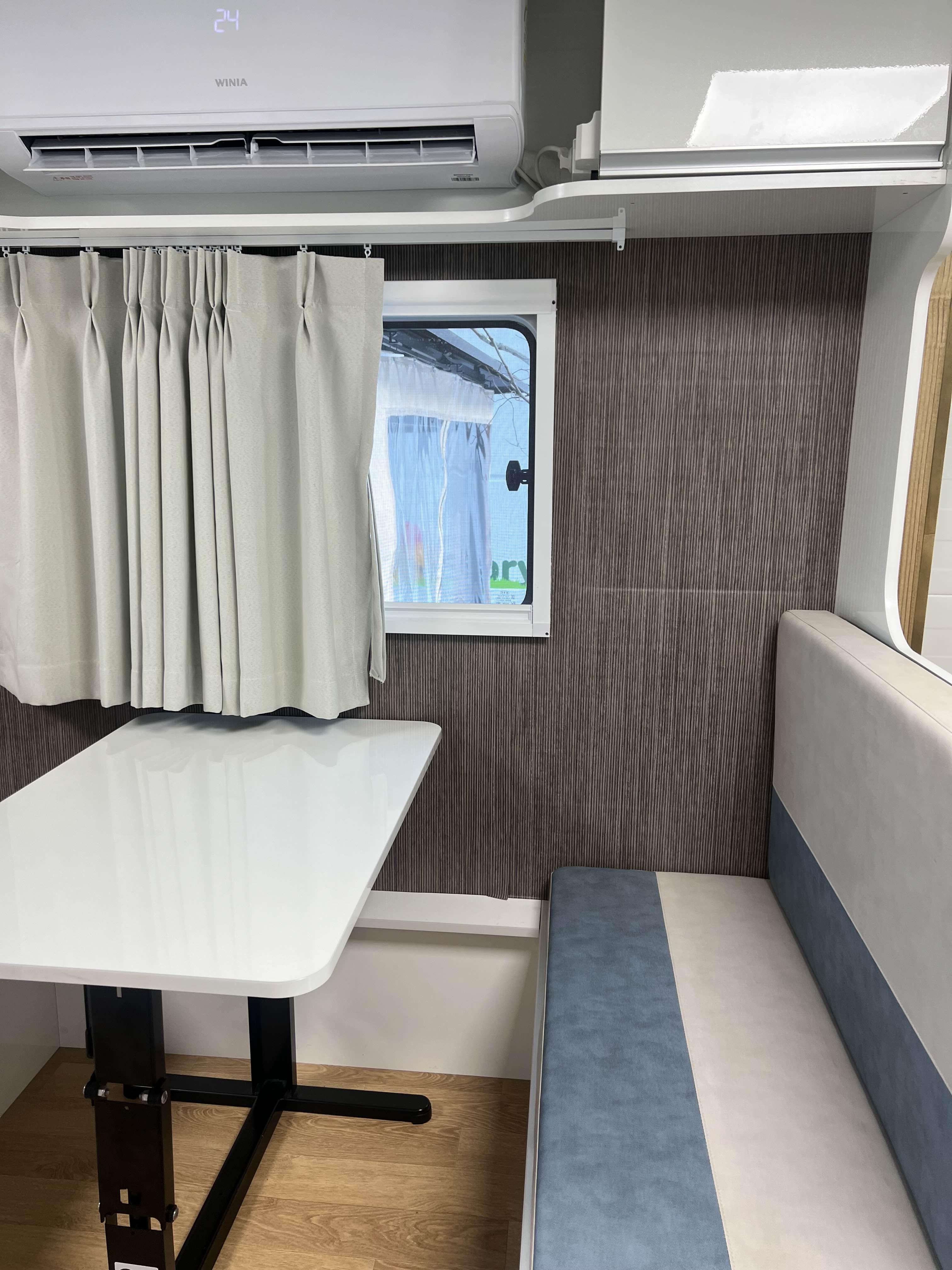 서울 근교 경기도 에어컨 있는 글램핑장 스토리숲. 에어컨도 되고 난방도돼서 따뜻하고 시원했다.