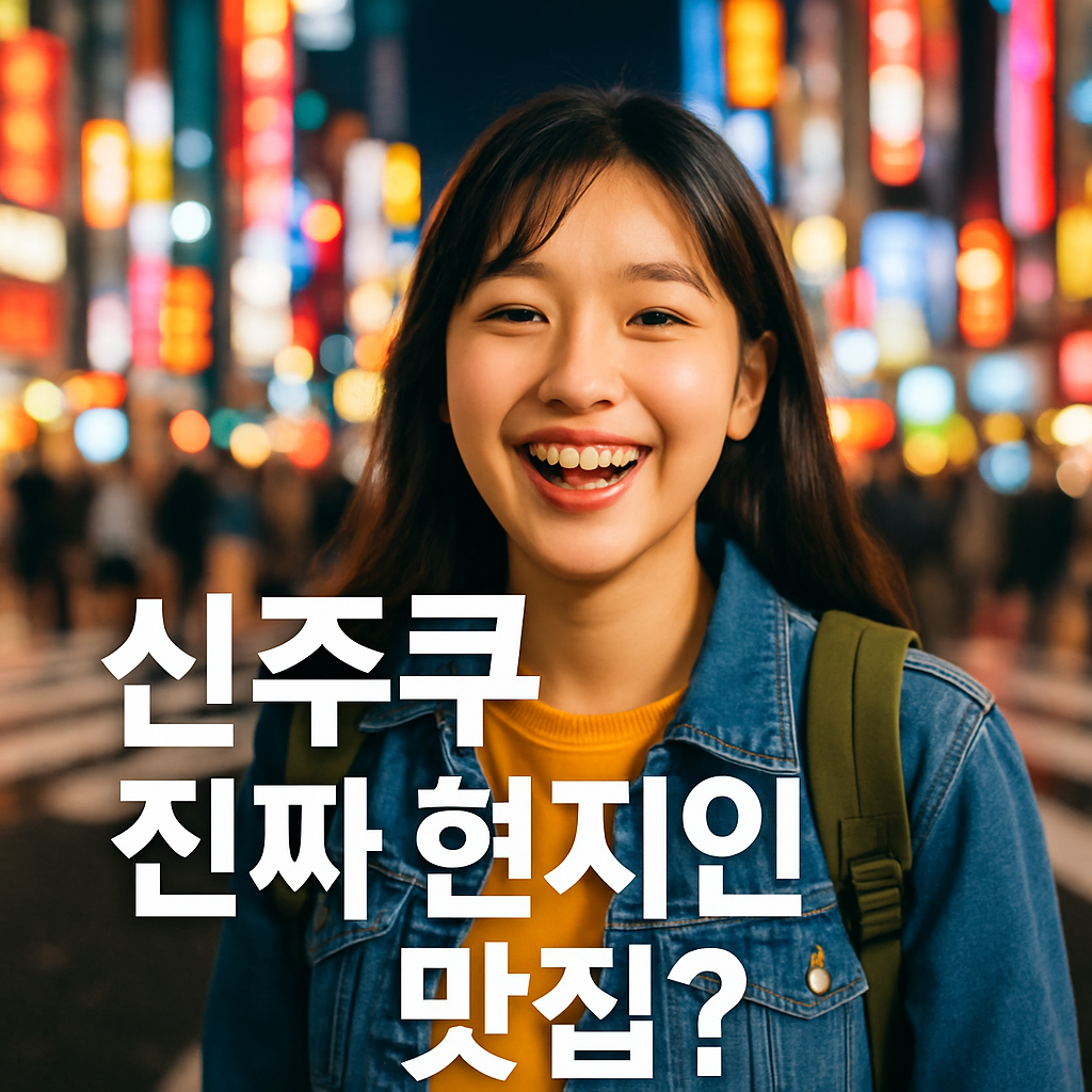 도쿄 신주쿠역 숨겨진 현지인 점심 맛집 TOP 3