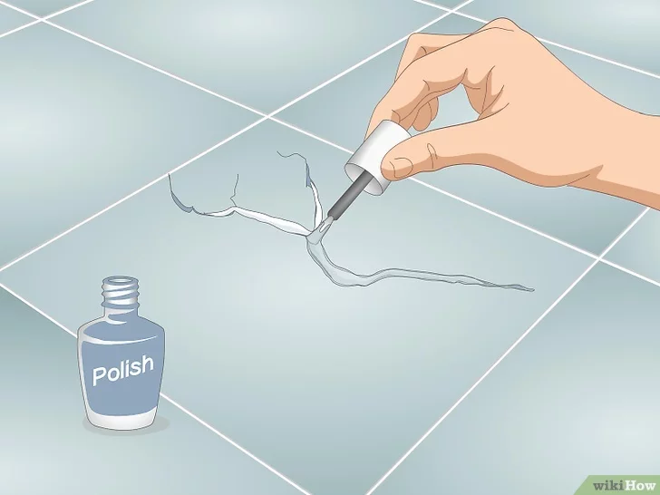 깨진 타일 수리