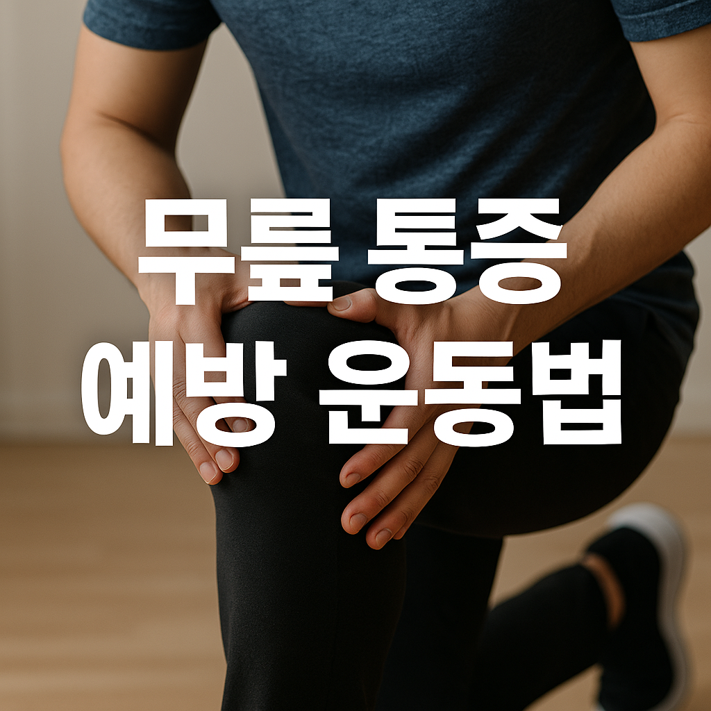 무릎 통증 예방 운동법