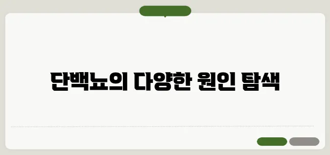 단백뇨의 원인 신장 질환부터 생활습관까지 원인 총정리