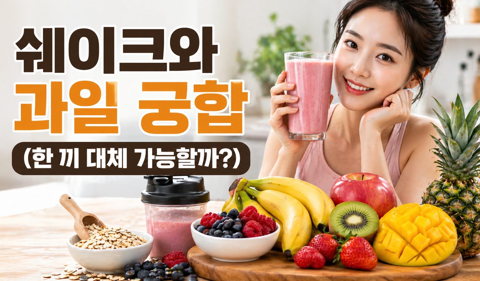 쉐이크와 과일 궁합