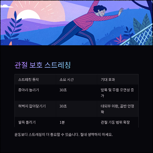 관절 부담 없이 시작하는 걷기 루틴, 하루 20분의 건강 혁명