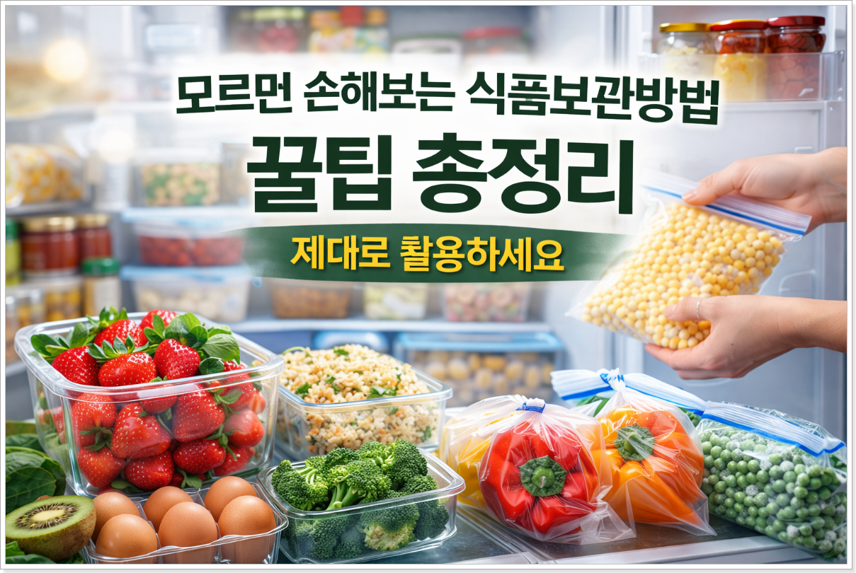 식품보관방법 꿀팁