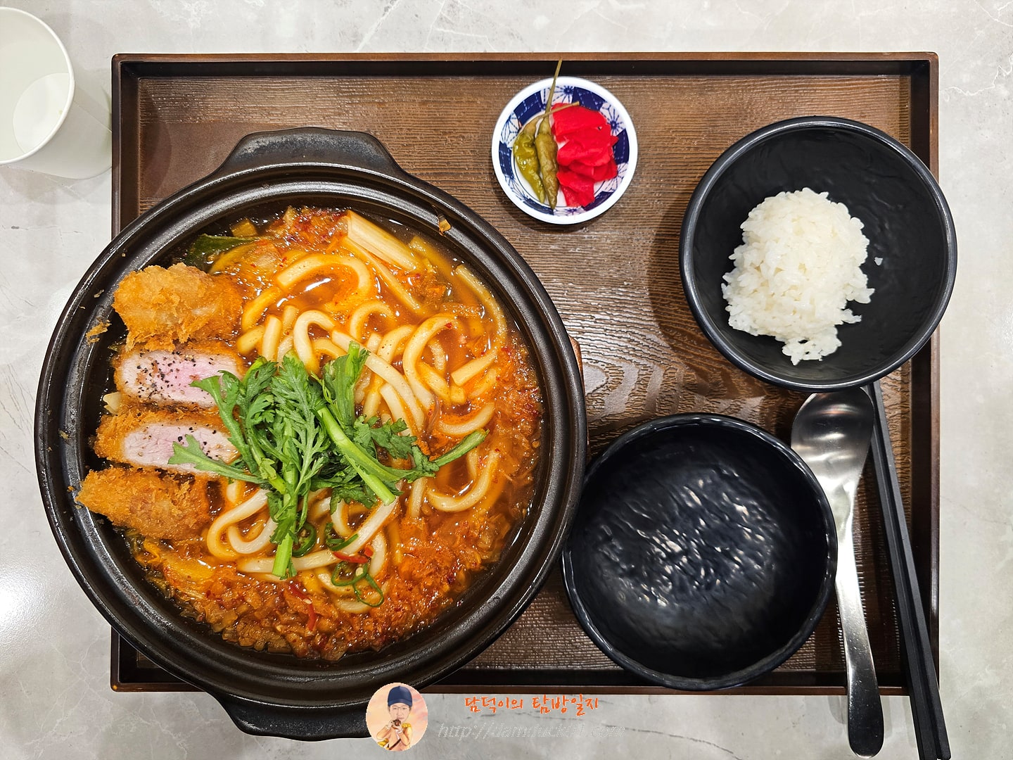 히레카츠 김치우동 나베