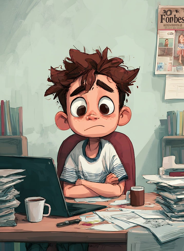 수학 공부가 어렵지만 조금씩 노력하는 학생