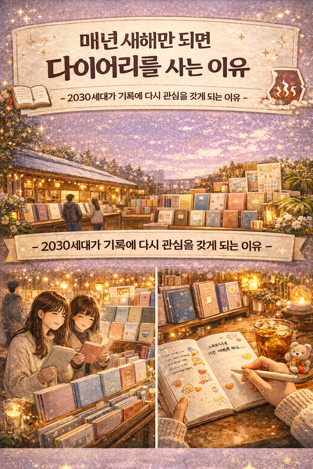 매년 버킷리스트가 ‘다이어리 꾸준히 쓰기’인 이유