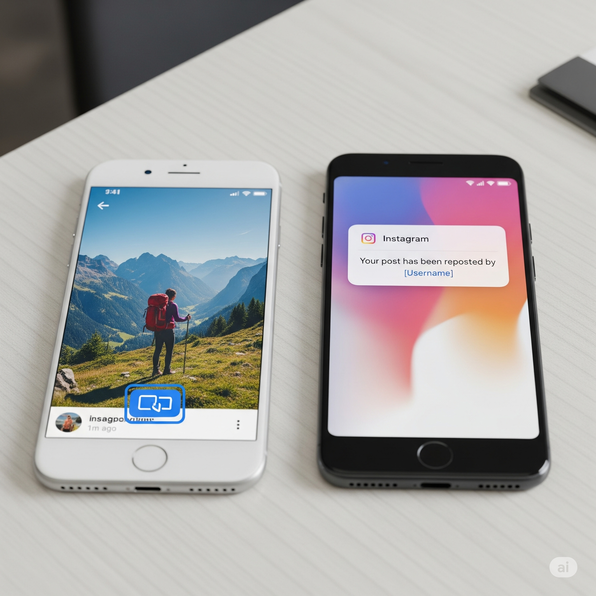 인스타 리포스트 알림