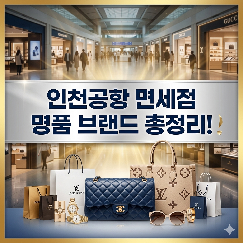 인천공항 면세점 명품 브랜드 총정리!