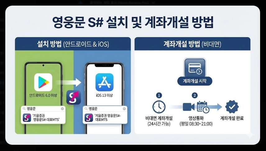 키움증권 영웅문S# 사용법