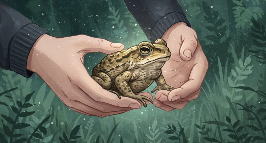 두꺼비가 따라오는 꿈