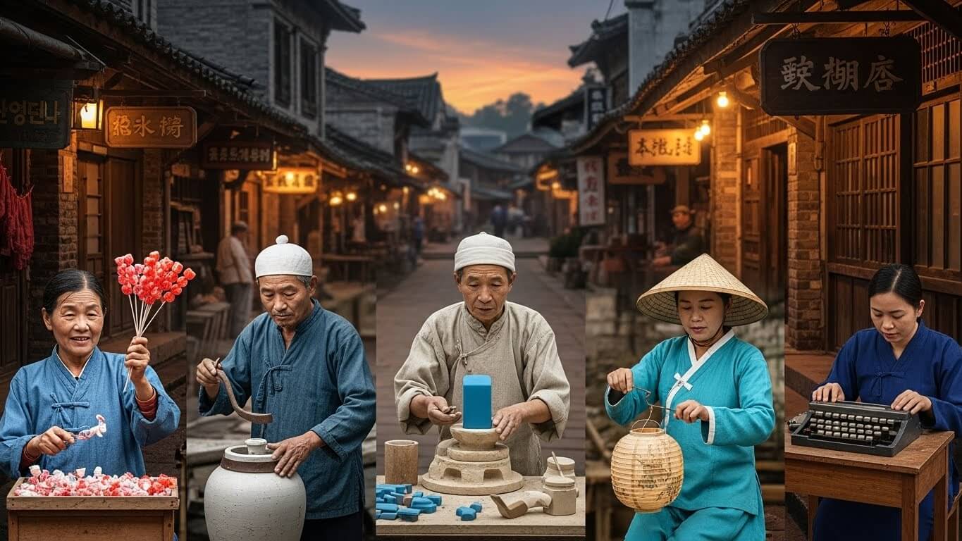 아시아권에서 사라진 직업 사례 모음 관련 사진