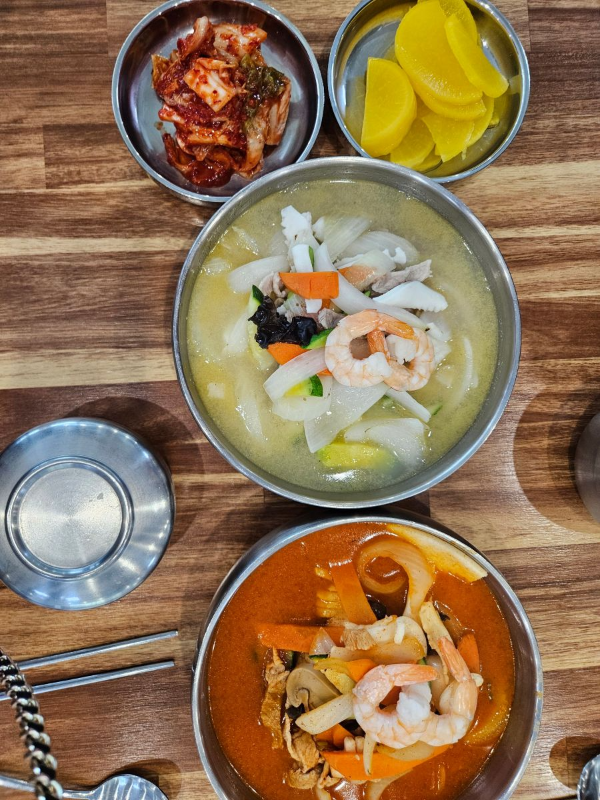 거해 메뉴 항공샷