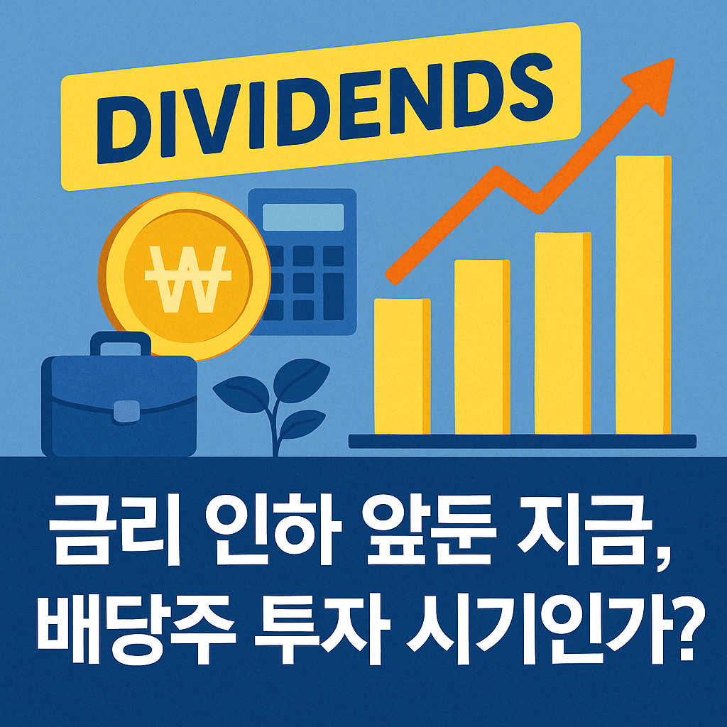 금리 인하 앞둔 지금, 배당주 투자 적기일까?