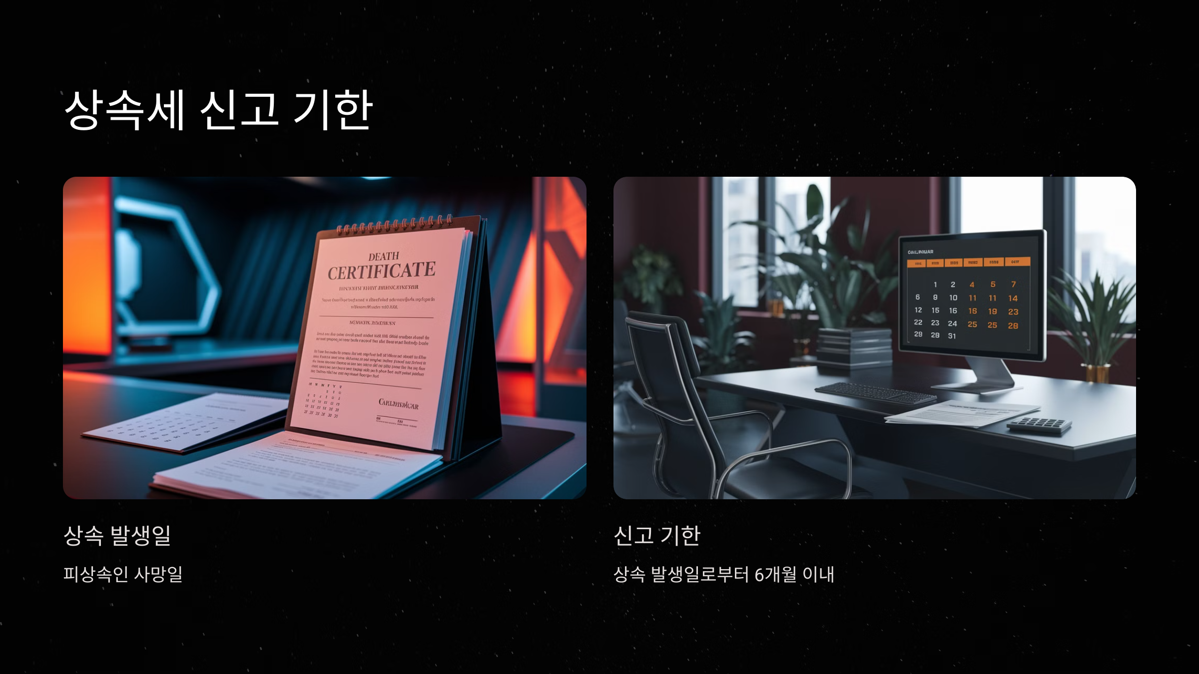 상속세 신고 기한