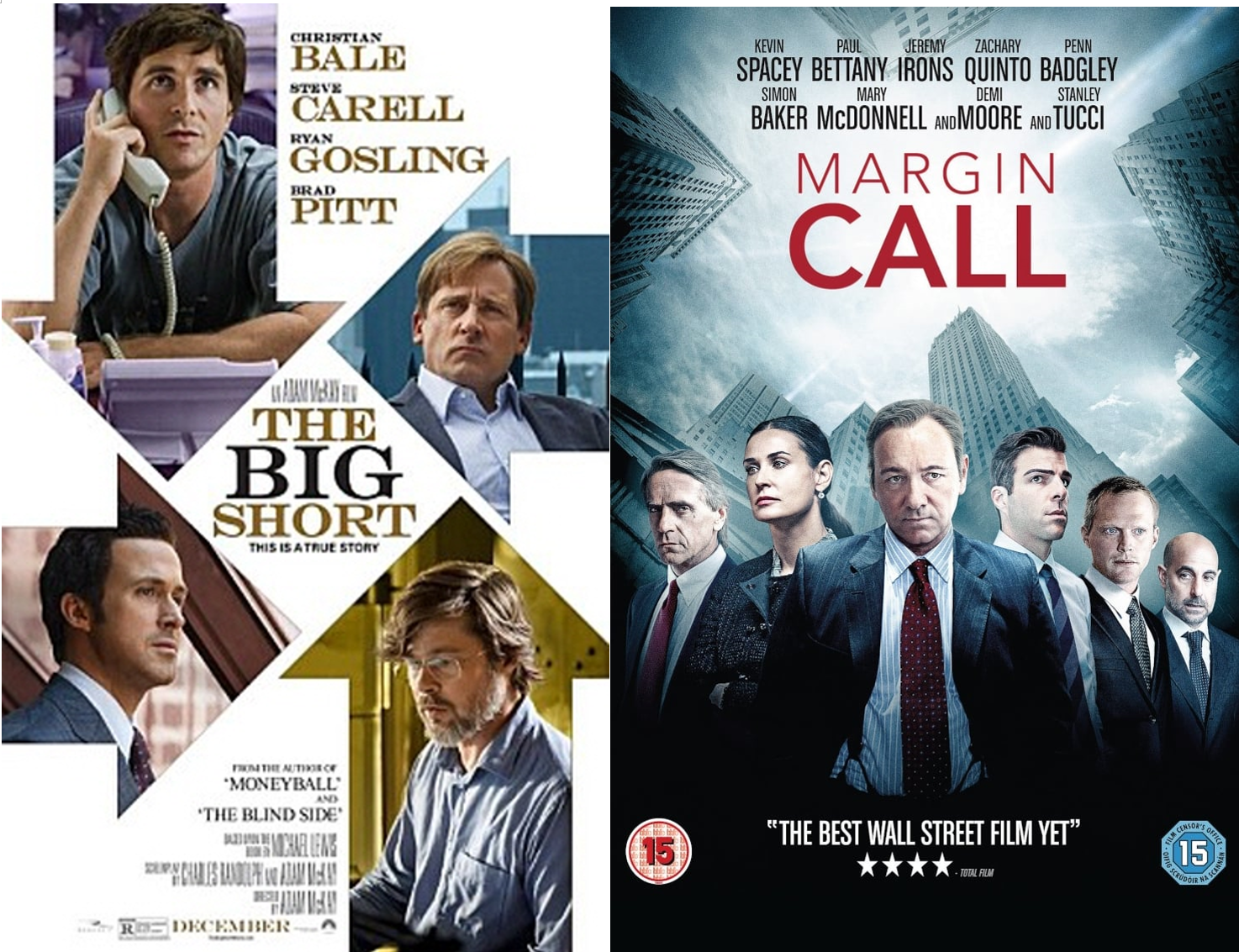 Film, The big short vs Margin call