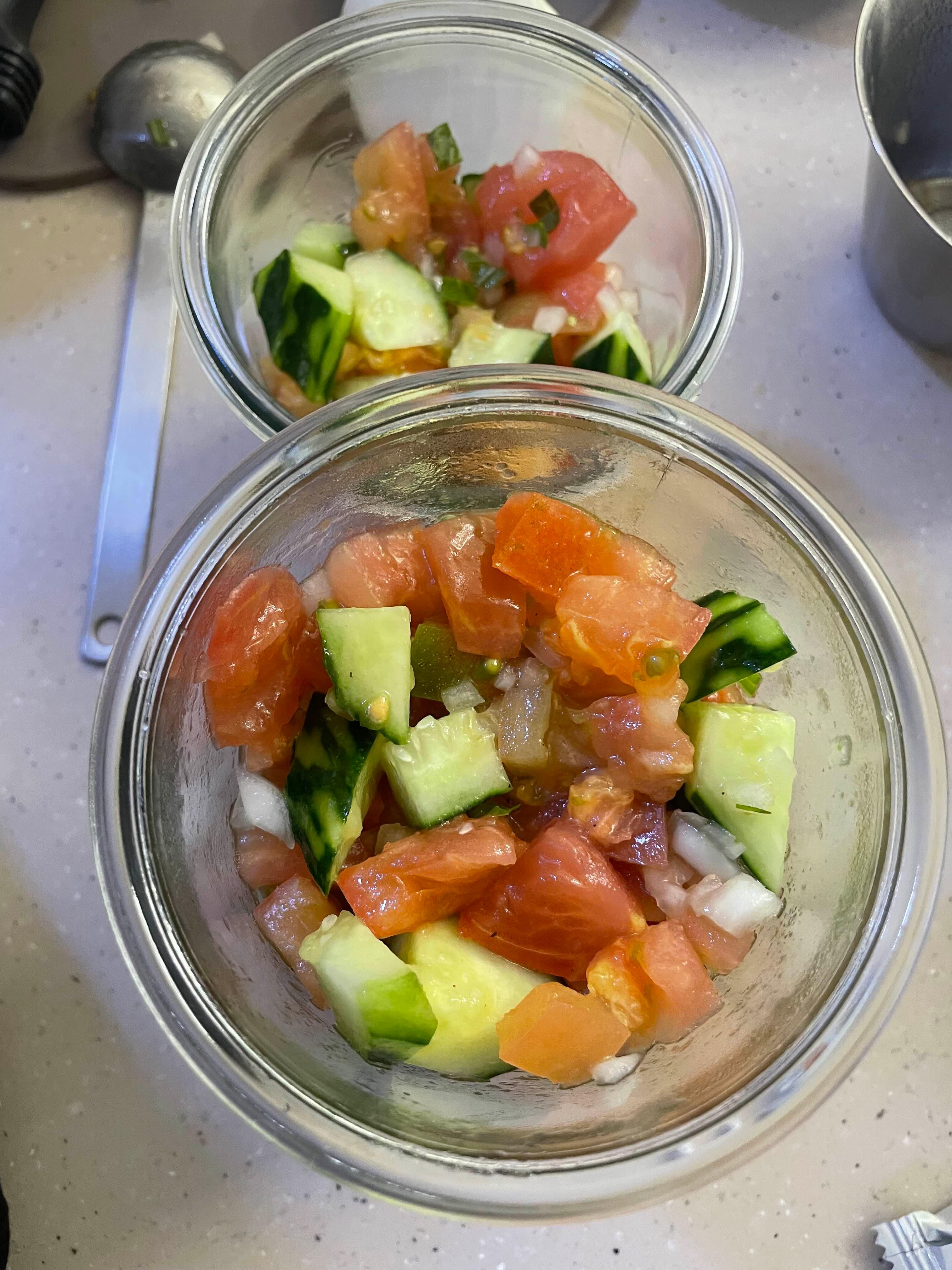 토마토 오이 마리네이드