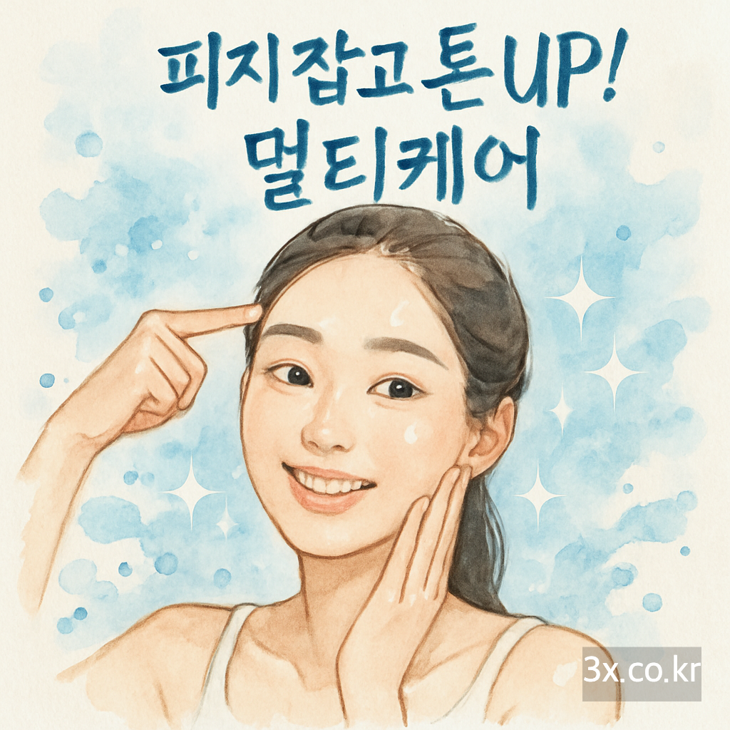 피지 잡고 톤 UP! 멀티케어
