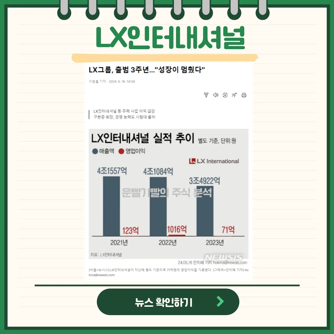 LX인터내셔널 뉴스