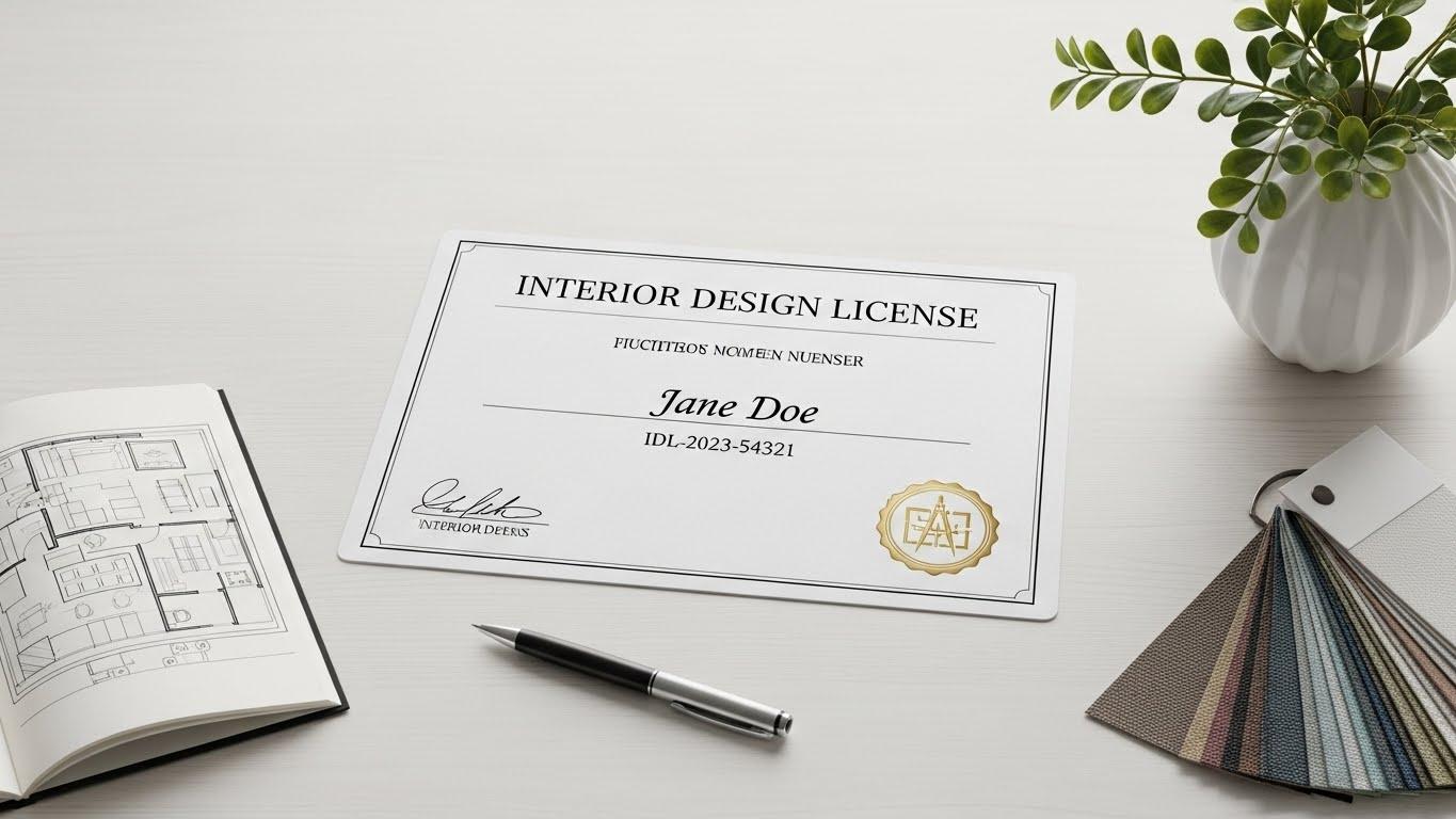 실내 인테리어 면허