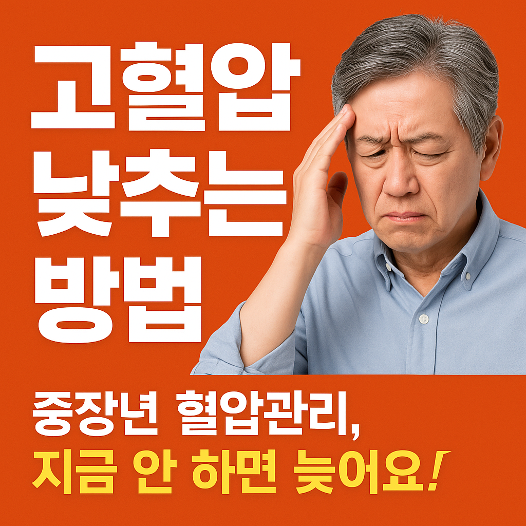 고혈압 낮추는 방법
