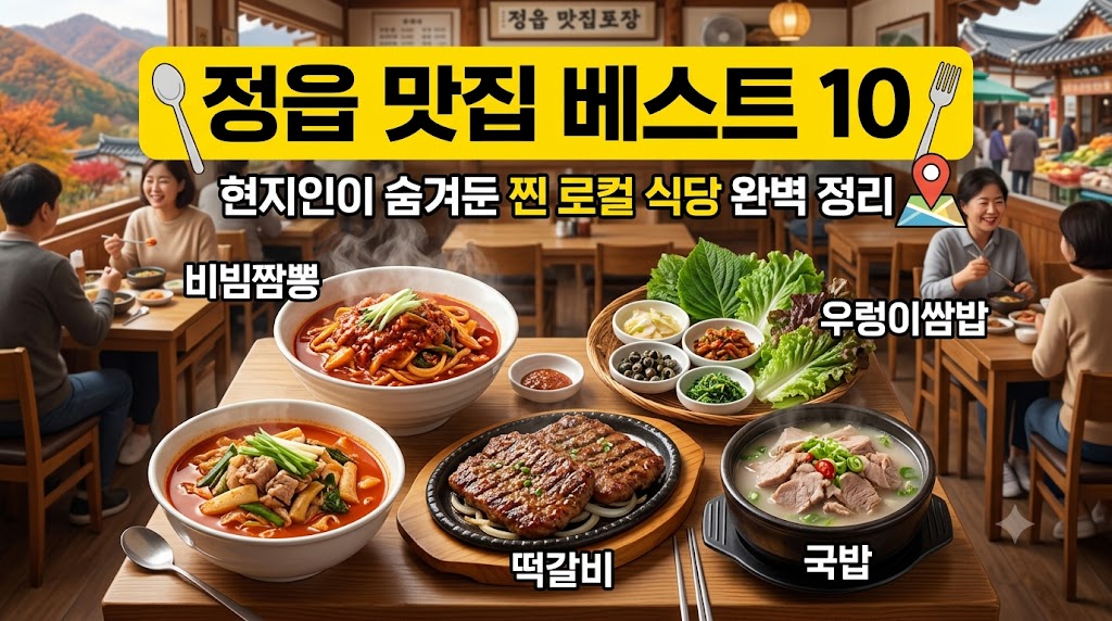 정읍 맛집 베스트10
