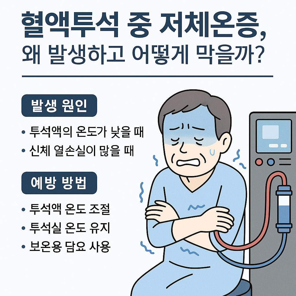 혈액투석 중 저체온증, 왜 발생하고 어떻게 막을까?