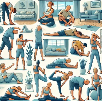 관절 스트레칭 관련 이미지