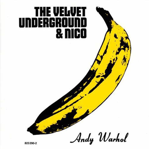 벨벳 언더그라운드(The Velvet Underground) &amp; 니코(Nico) - The Velvet Underground &amp; Nico (1967) 앨범 앤디 워홀 커버 이미지